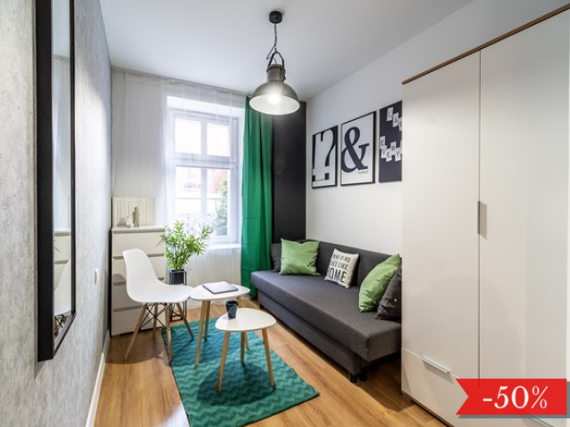 Jasna kawalerka, pet-friendly - Górnych Wałów 4
