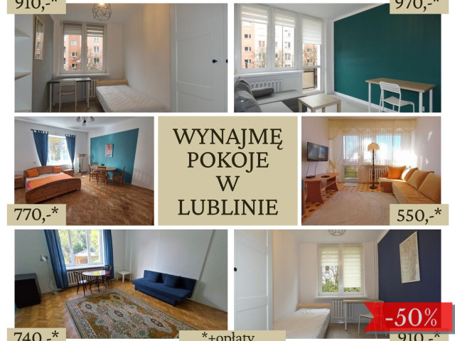 Atrakcyjne pokoje w Lublinie dla studentów!